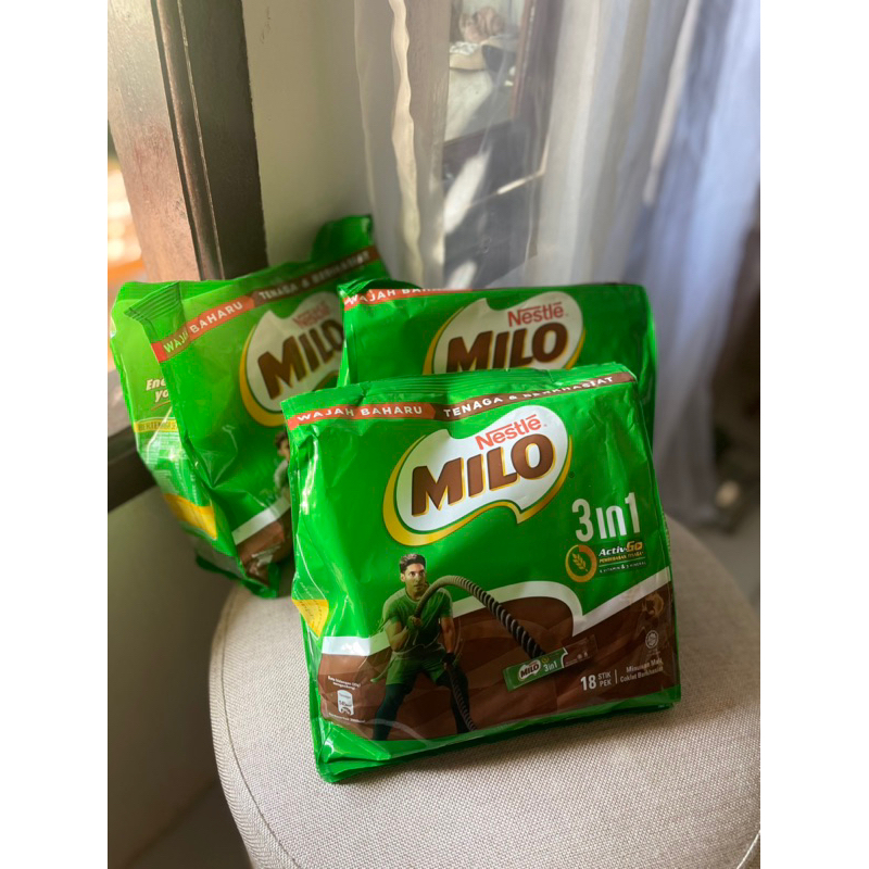 

MILO 3in1 Malaysia isi 18stik