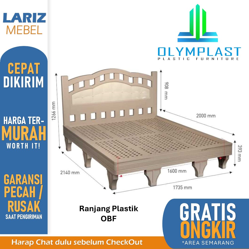 PROMO Lemari plastik susun cabinet Napolly LBP 1508 flip toko lariz mebel Semarang murah