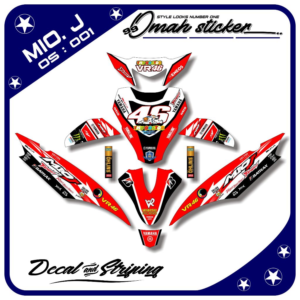 decal mio j full body .stiker decal mio j full body . ADT.001