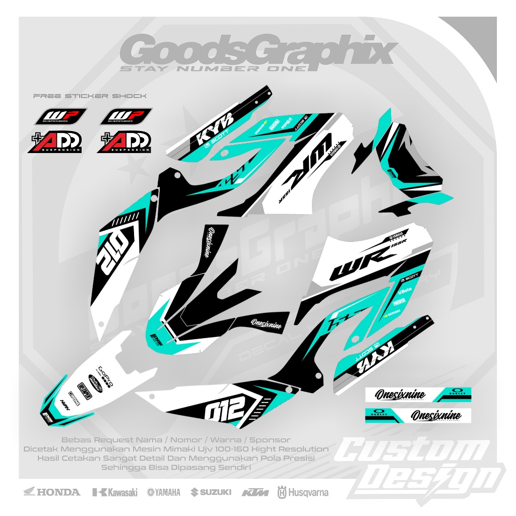 Decal Yamaha Wr 155 Tosca - Decal Custom Yamaha Wr 155 Bisa COD