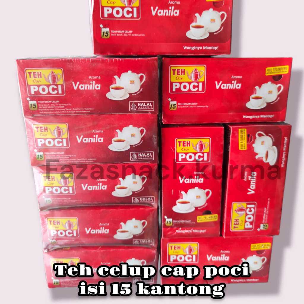 

teh celup cap poci aroma vanila