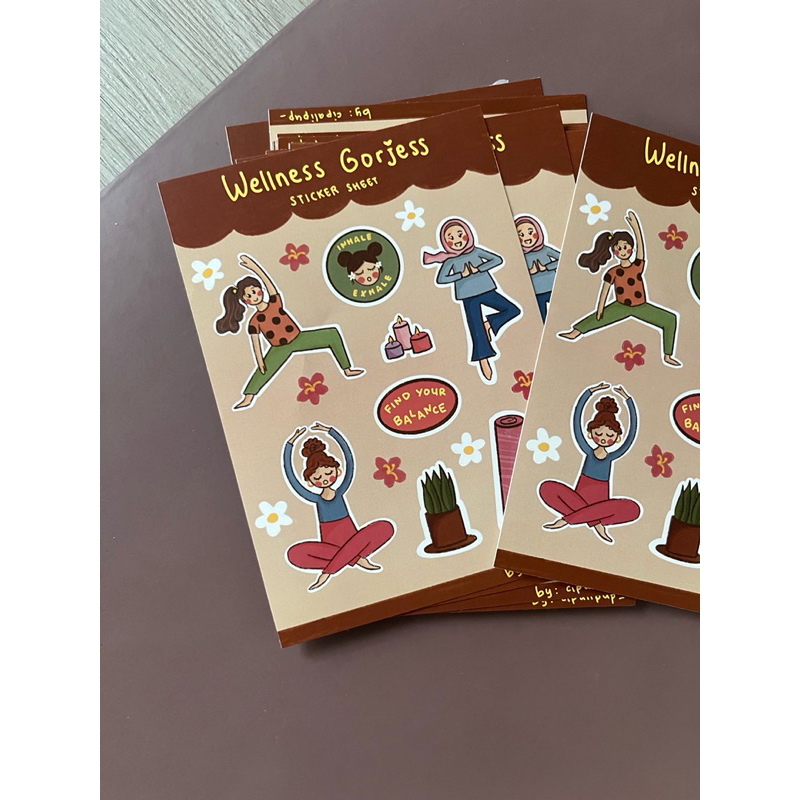

Wellness Gorjess - Sticker Sheet