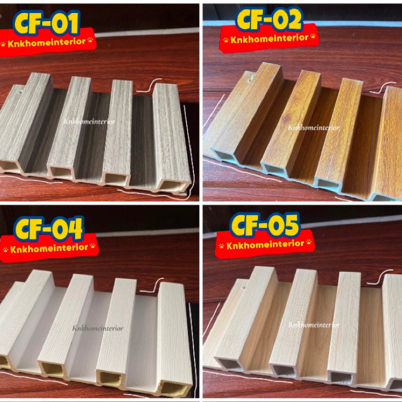 Wood Panel Dinding / WPC WallPanel Dinding Kayu 3D