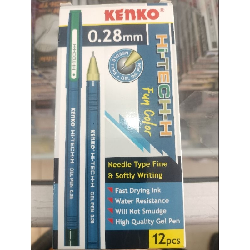 

(Ecer) Pena Kenko Hi Tech 0.28mm Biru Original - Satuan