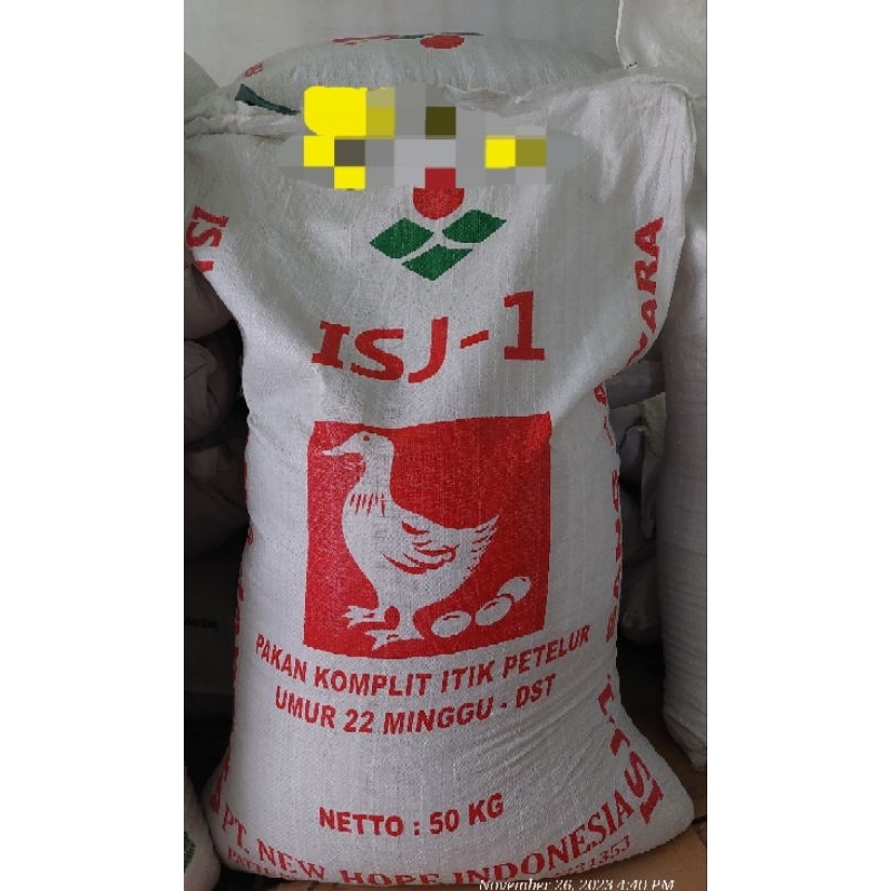 [1KG] ISJ-1 Jawara - Pakan Komplit (pur) Bebek Petelur (butiran besar)