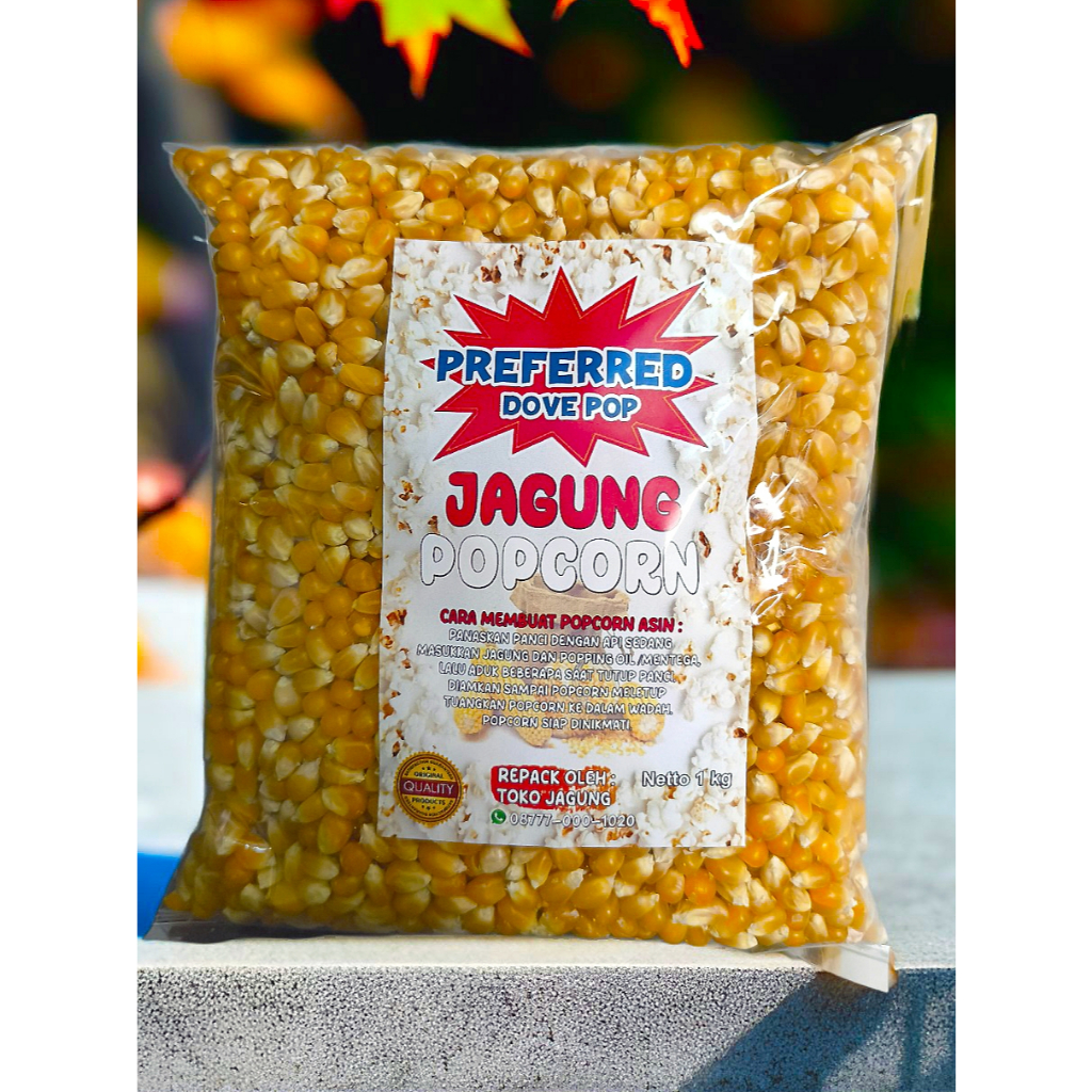 

Jagung Popcorn Dove Pop Preffered 1 KG