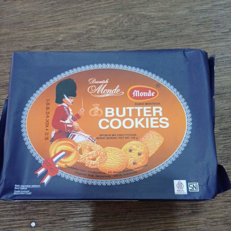 

Monde Butter Cookies 150 Gr