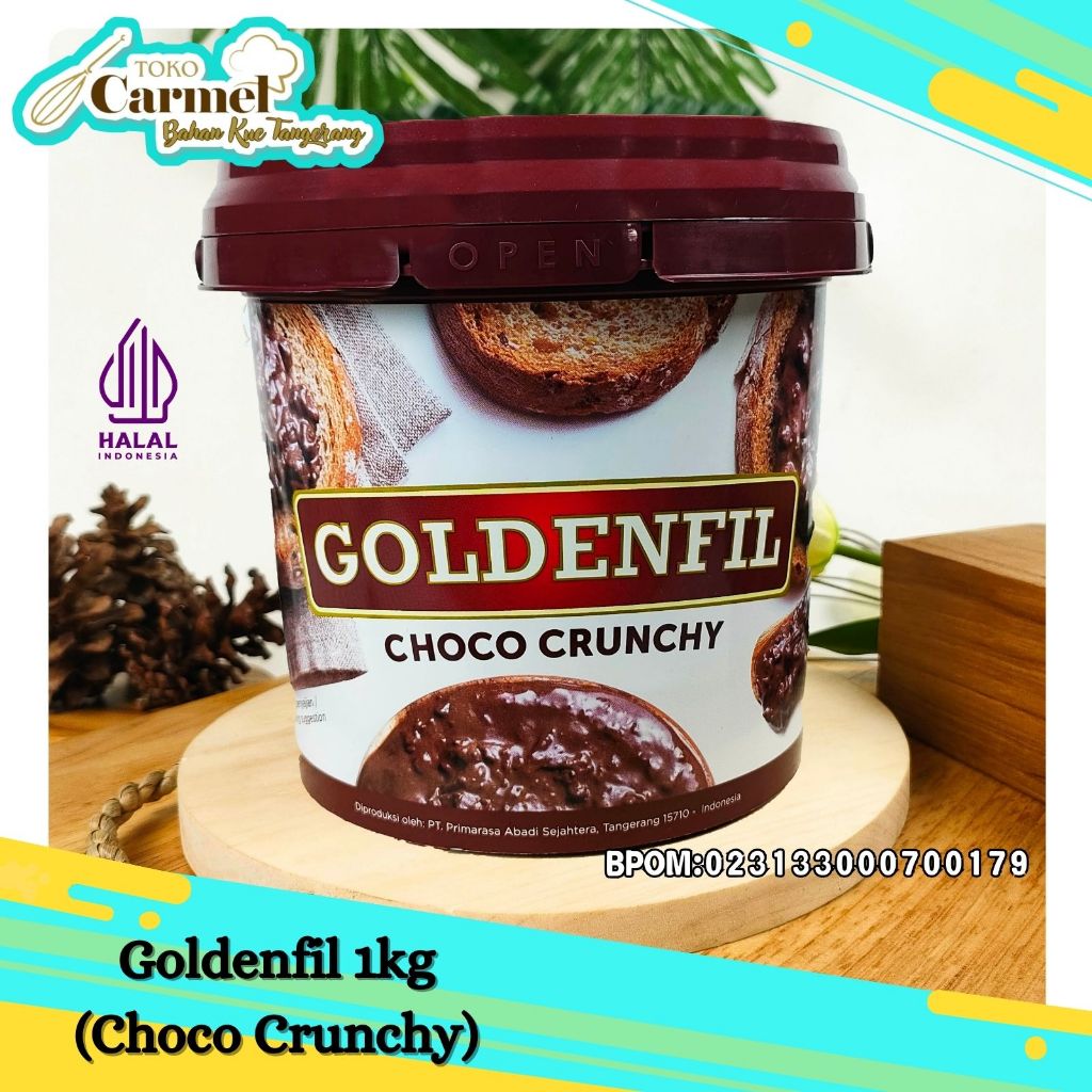 

Goldenfil Coklat Crunchy 1Kg - KEMASAN BARU TANPA PLASTIK