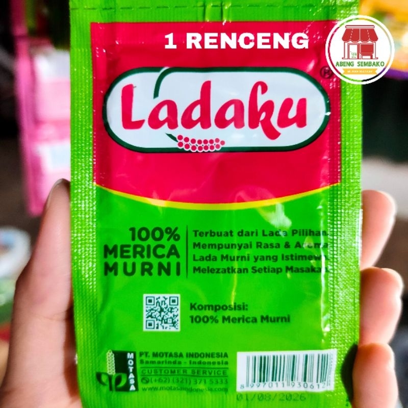 

Ladaku sachet 1 renceng isi 12