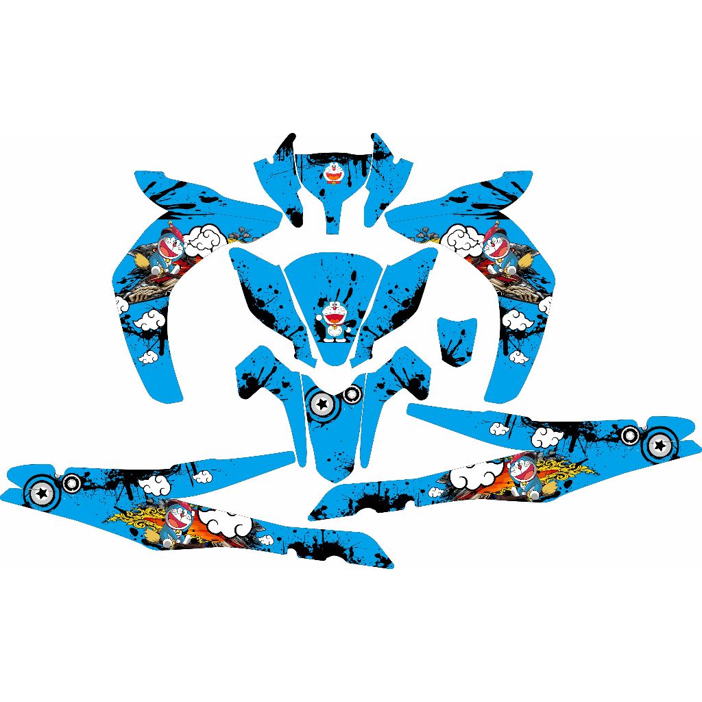 Sticker Decal Jupiter Z1 Blue FULLBODY