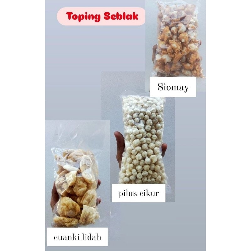 

TOPING SEBLAK BOCI dapat 3 VARIAN