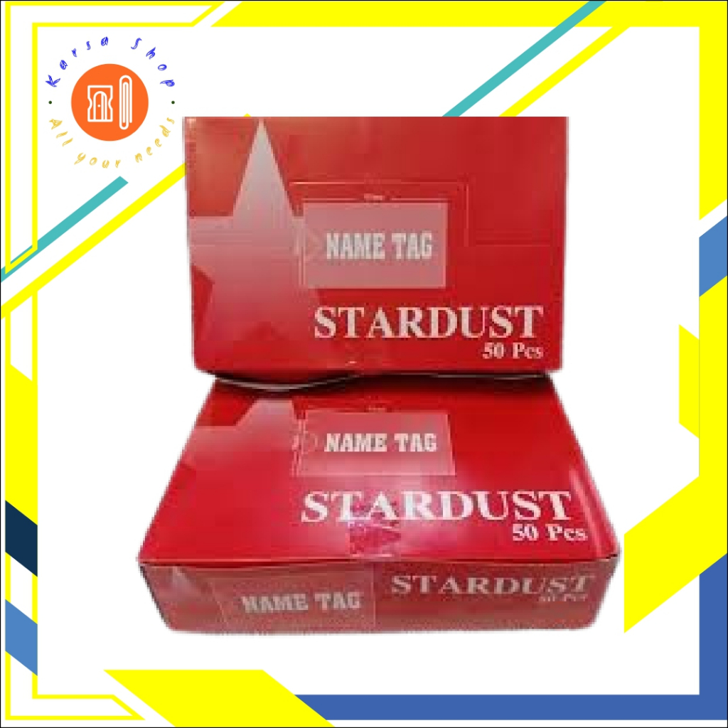 

NAME TAG Stardust Original Asli