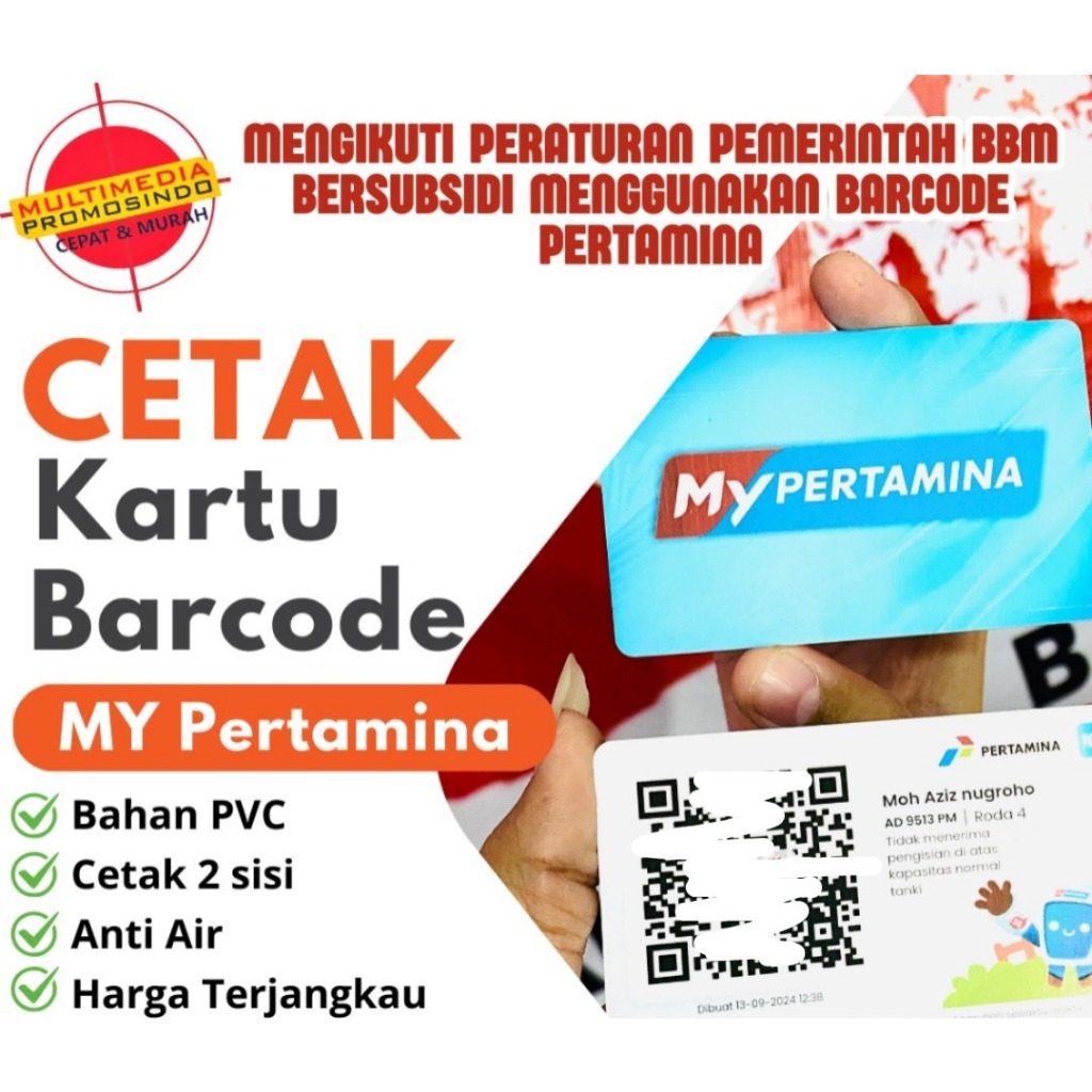 

CUSTOM ID CARD PCV KARTU BARCODE KARTU NAMA NAME TAG KARTU PERTAMINA Cetak ID Card PVC Premium Kartu Member | Cetak Kartu Anggota Pelajar | Cetak Member Card