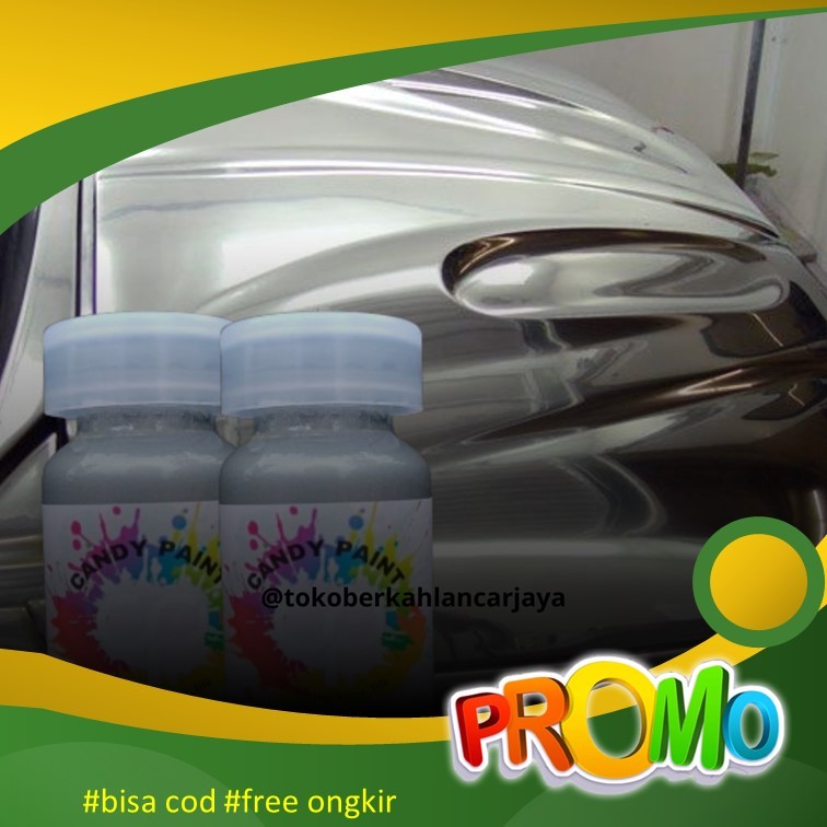 (SEMPROT) 12,5 ML Cat Semprot Krom  Warna Krom Cat Logam Otomotif Candy Chrome
