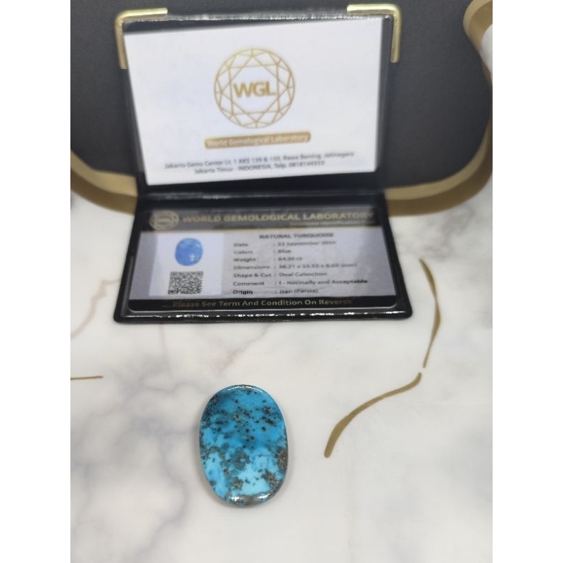 Natural Turquoise (asli batu pirus)
