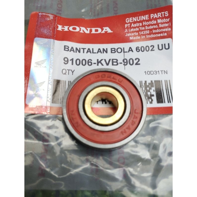 BEARING LAHER CVT PLUS BOSH 6002 BEAT FI VARIO BEAT SCOOPY KARBU BEAT POP KUNINGAN