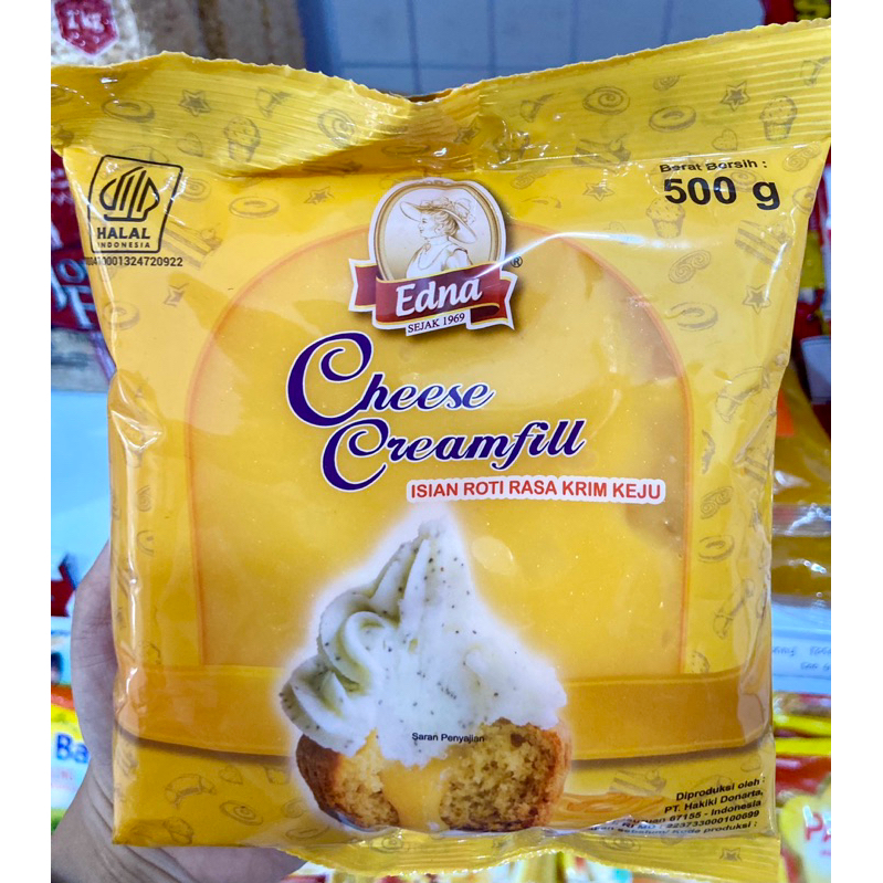 

Cheese creamfil Edna isian roti rasa cream keju 500g