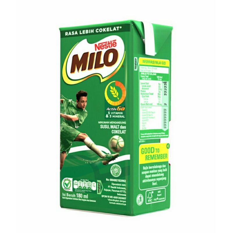 

MILO HEALTY DRINK UHT ACTIV-GO TPK 180mL