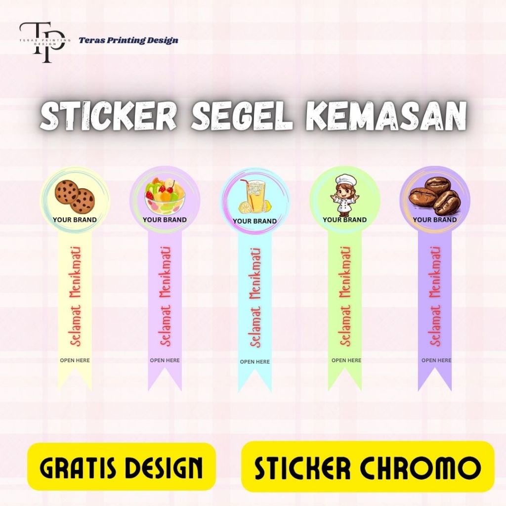STIKER SEGEL / STIKER SEGEL TOPLES / STIKER SEGEL BOTOL / STIKER SEAL / STIKER CUSTOM
