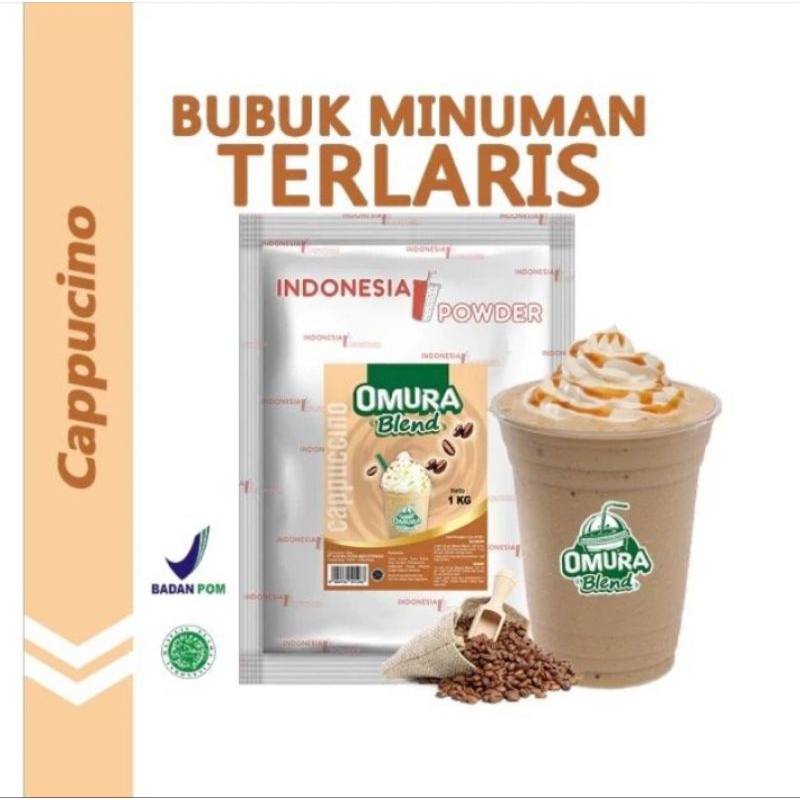 

Omura Blend Bubuk Minuman 1kg (1000g) Rasa Cappucino