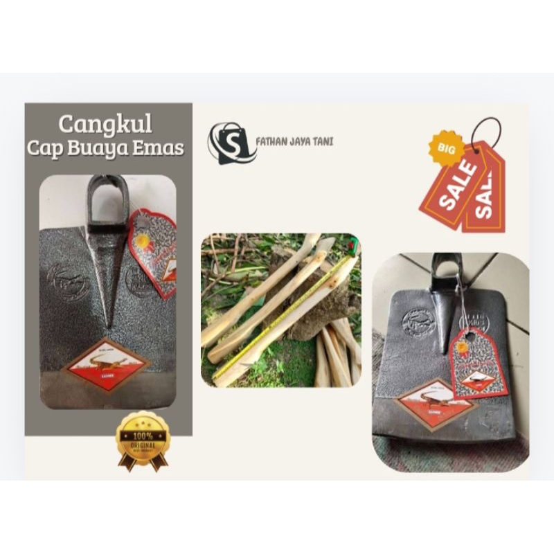 Cangkul Cap Buaya Mas Original