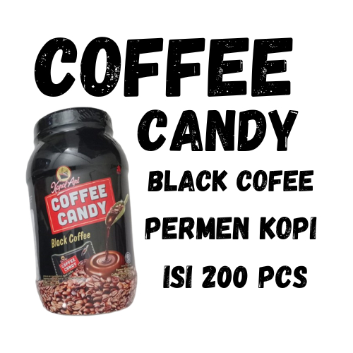 

Permen Kopi Coffee Candy Permen Sensasi Rasa kopi 1 Toples isi 200 pcs