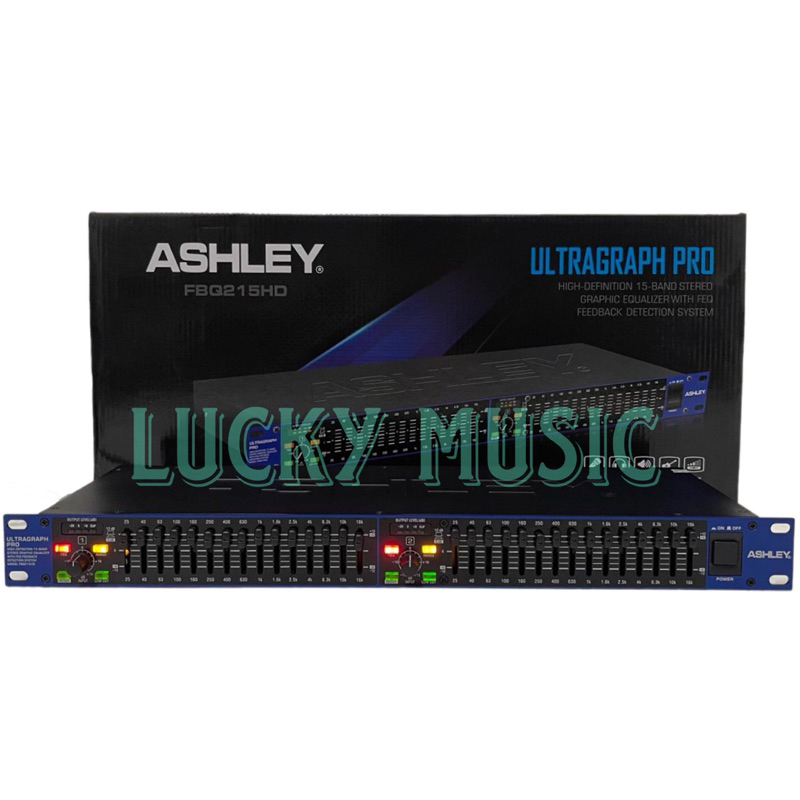 Equaliser Ashley fbq 215 hd Subwoofer Original with feedback Destroyer Equalizer fbq 215hd Sub fbq21