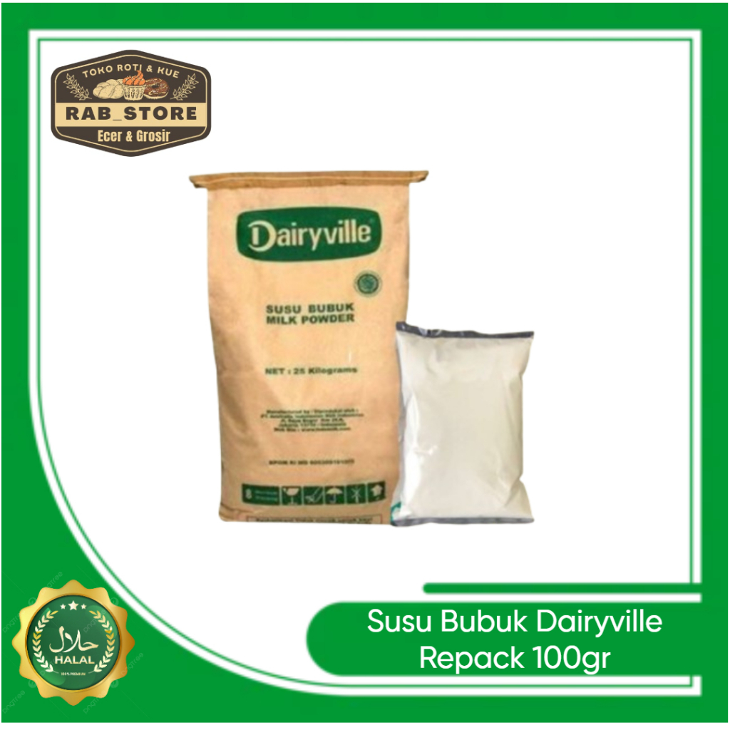 

Susu Bubuk DAIRYVILLE / Susu Bubuk Fullcream 100gr