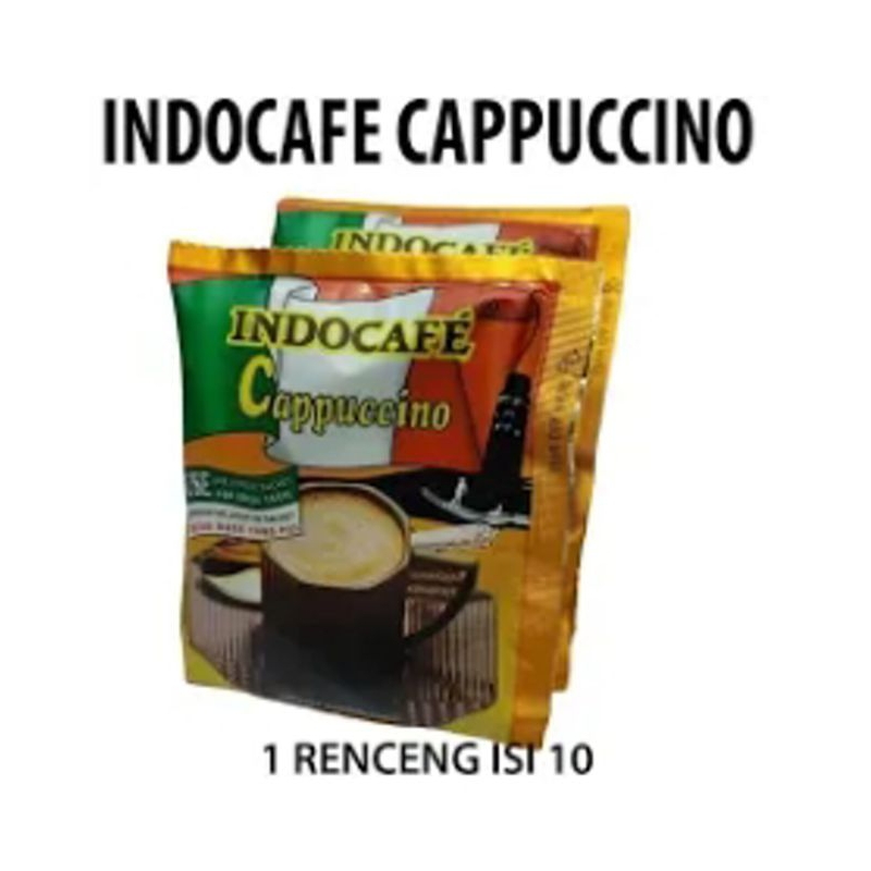 

indocafe cappucino 1 renceng(10 pcs)