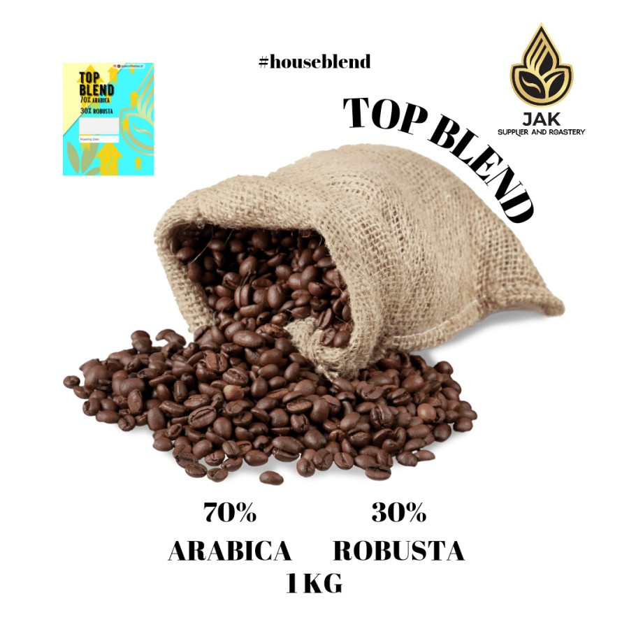 

TOP BLEND | HOUSEBLEND | 70% ARABIKA : 30% ROBUSTA | BIJI KOPI |