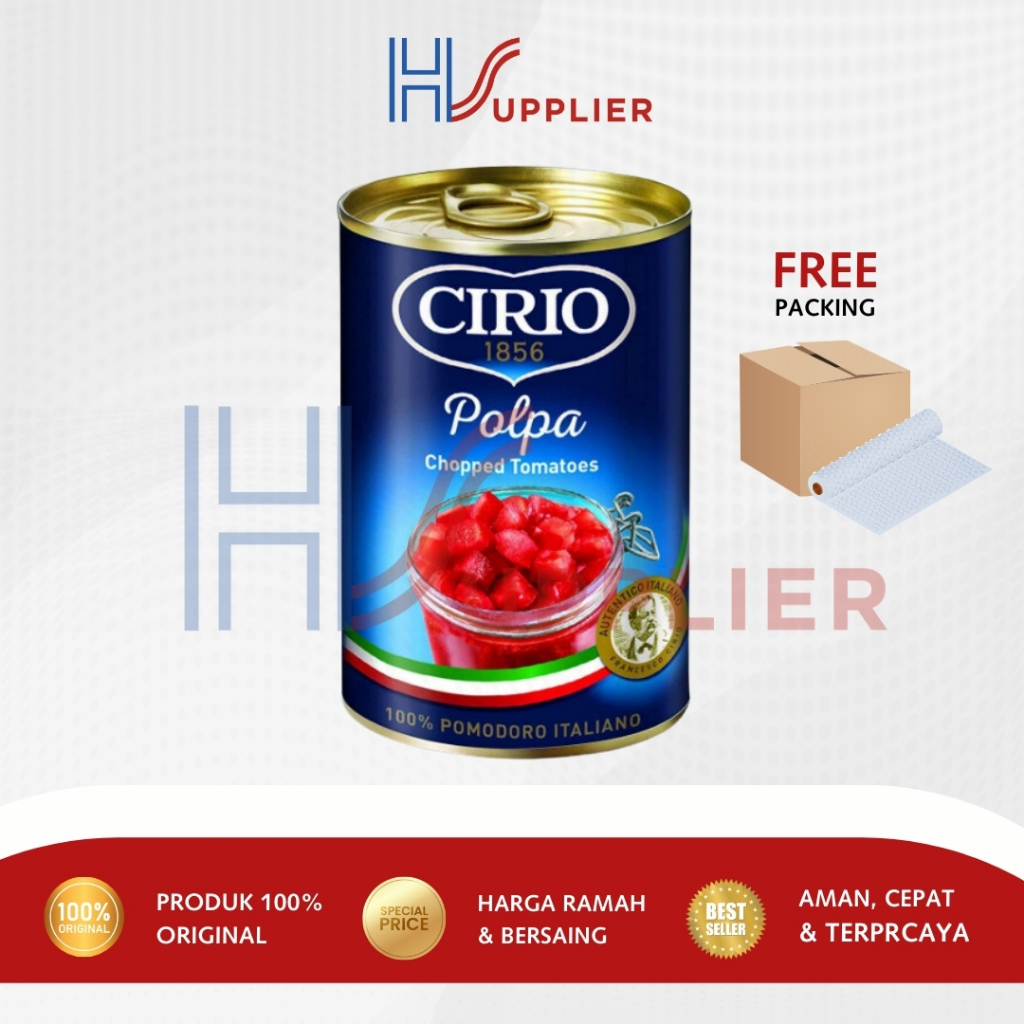 

Tomat Cincang / Chopped Tomatoes Cirio 400 Gr