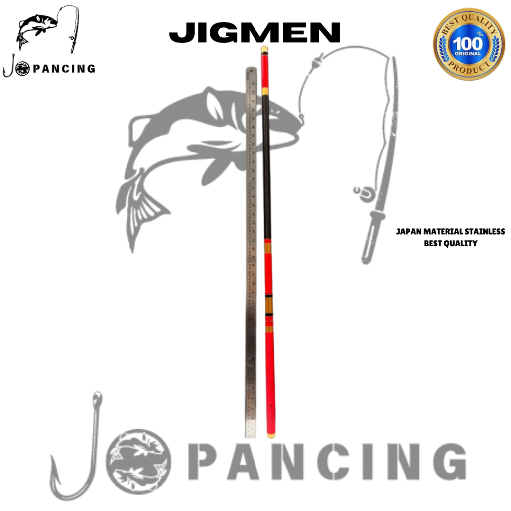 Tegek Pancing JingTai Ukuran 540cm 630cm Kuat Kaku Dengan Pegangan Karbon Anti Slip Top Tegek Joran 