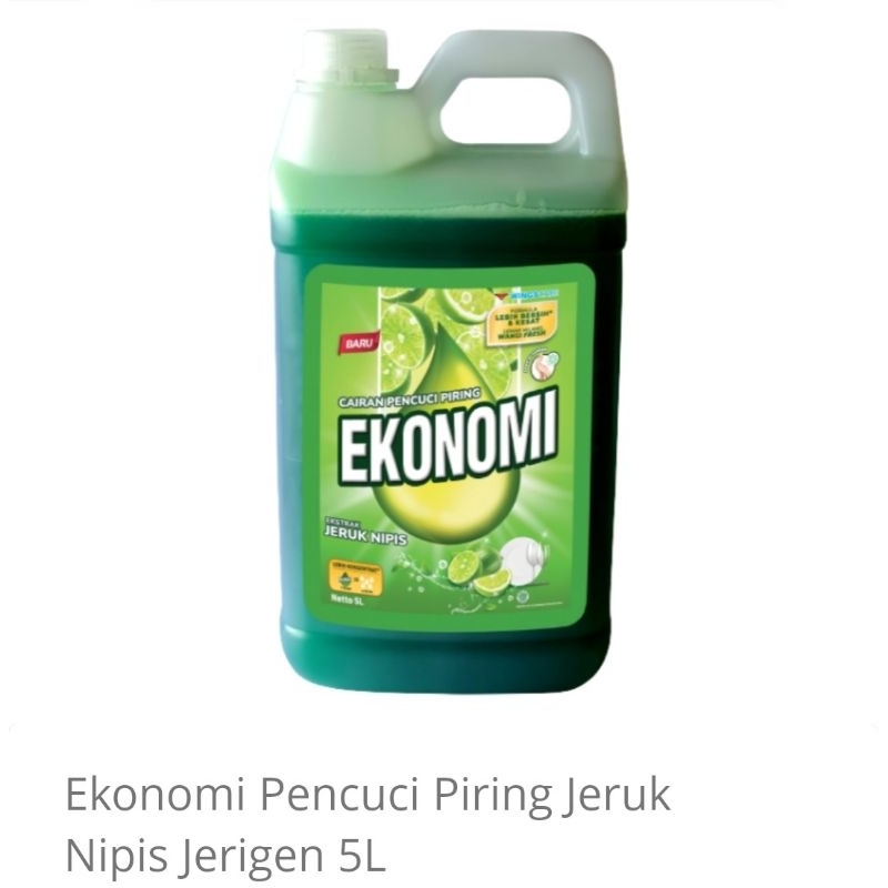 ekonomi pencuci piring 5000 ml kemasan jerigen