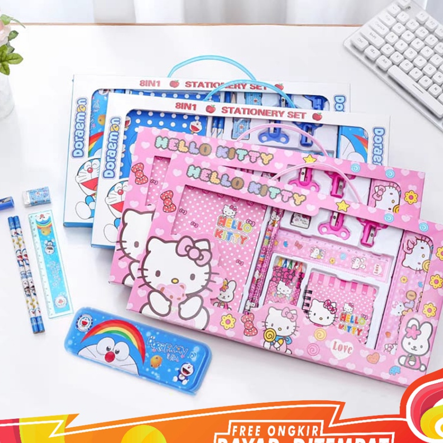

TERLARIZZZ FAYES Set Alat Tulis Karakter Alat Tulis Cartoon Lucu Alat Tulis Anak STY7