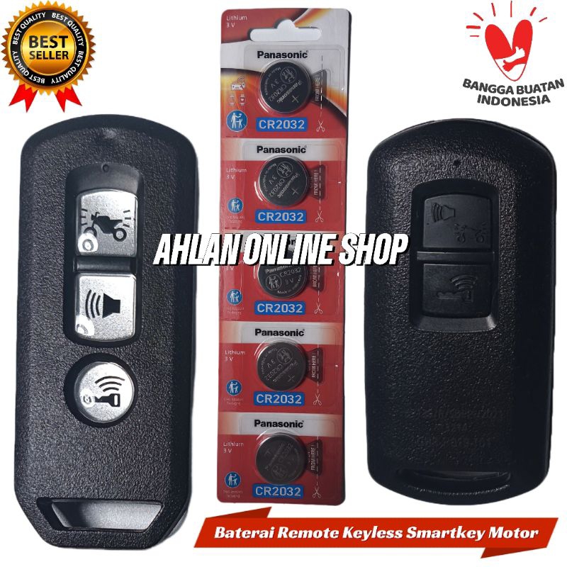 Baterai batre batere remot remote smartkey keyless motor honda Pcx Adv Vario 150 Original