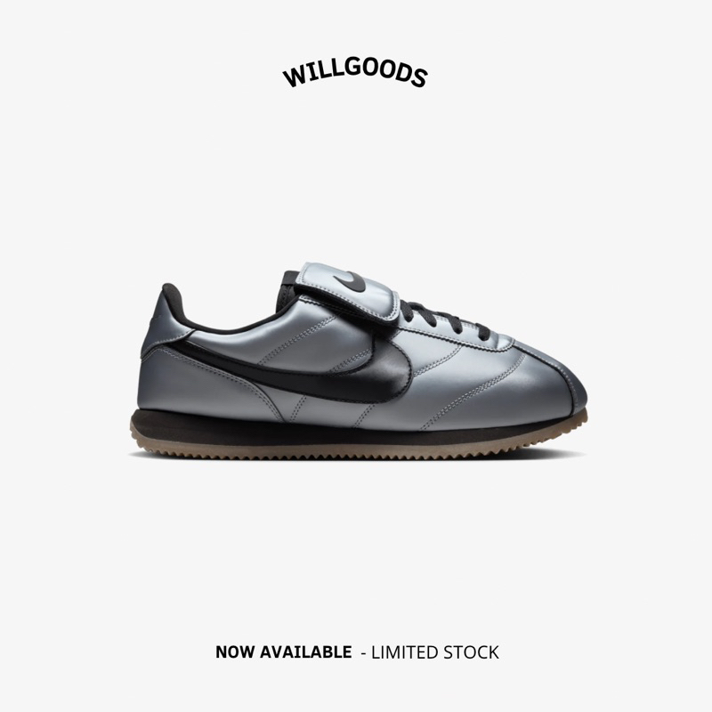 Nike Cortez SE Tiempo Pack Metallic Cool Grey Original Resmi