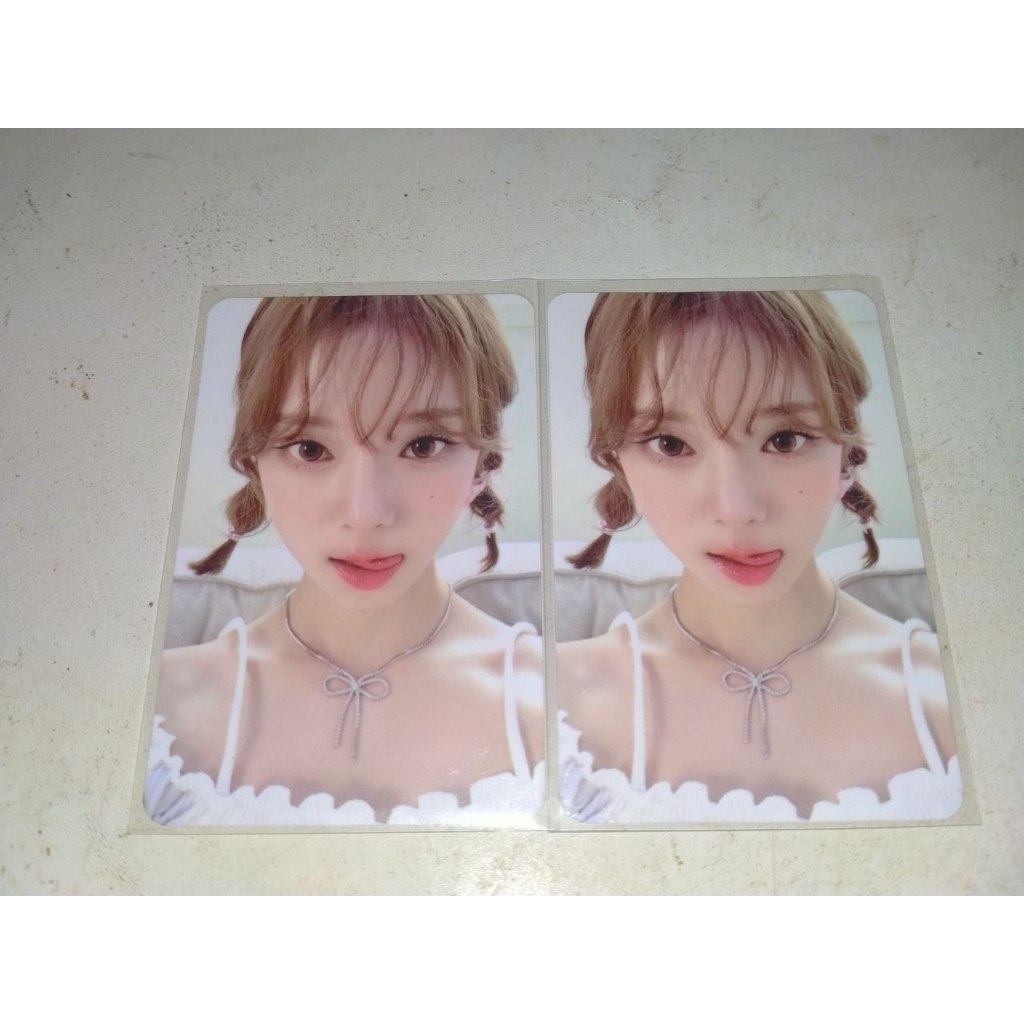 photocard winmel winter melet aespa season greeting photocard