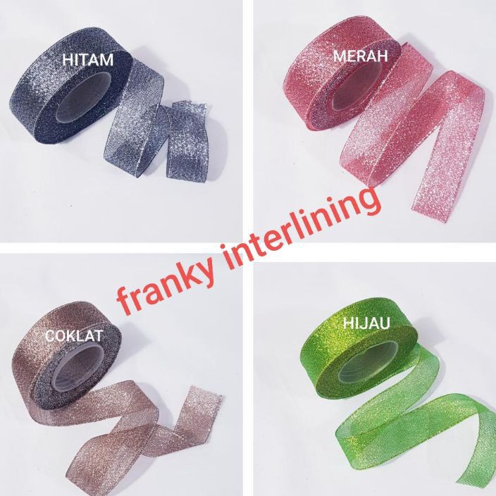 

NEW PRODUCT Pita Metallic Gliter Lebar 25cm Per Roll Isi 18meter