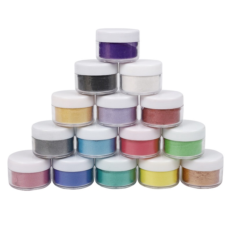 

Diskon Spesial Minggu Ini FOODGrade Bubuk Glitter Warna Gold Silver dust powder Dekorasi Kue Cake Desert A62