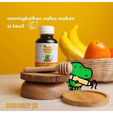

Madu Sohoney JR madu penambah napsu makan anak anti GTM dijamin asli 100% original