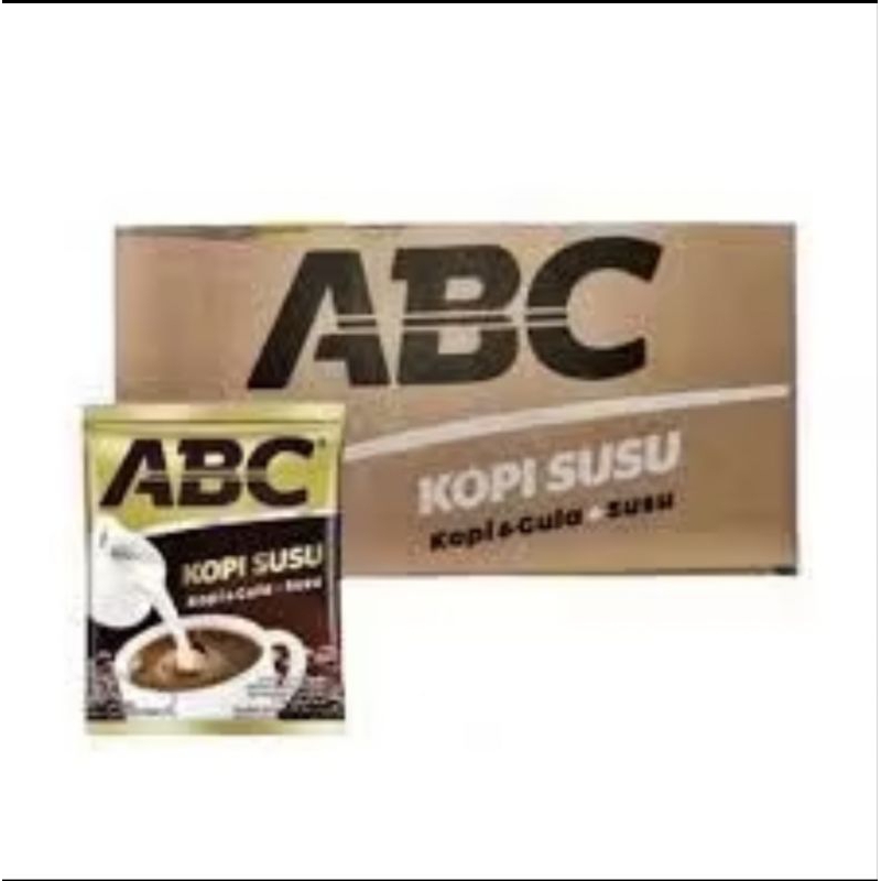 

kopi abc susu 1 dus 120 sachet