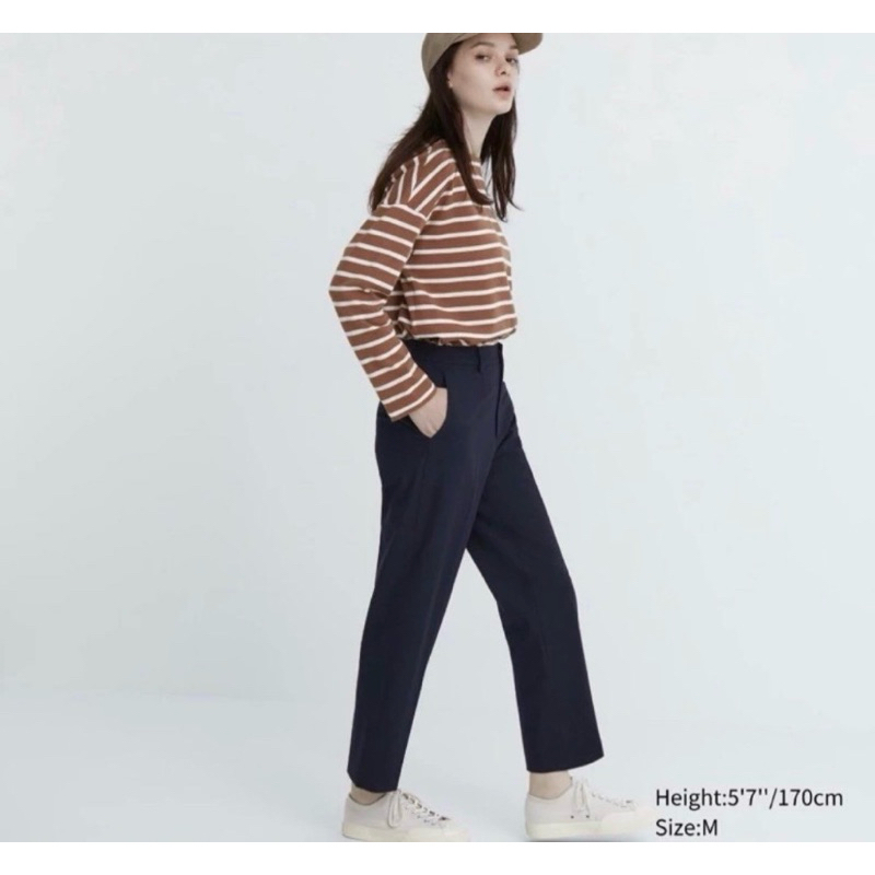 Uniqlo Ankle smart pants navy