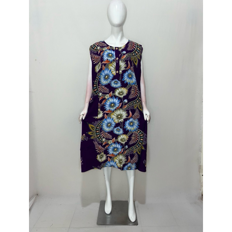 Daster YUKENSI JUMBO LD 140 kencana ungu label biru original