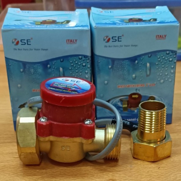 Otomatis Pompa Booster Dorong / Water Flow Switch merk SAN EI 1" x 3/4" 1 x 1/2" inch SANEI bukan yo