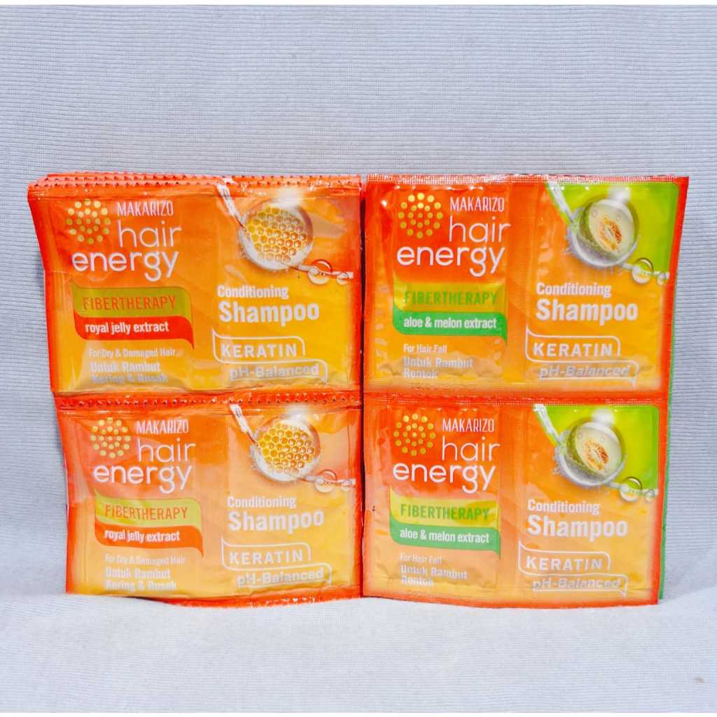 Makarizo Hair Energy Conditioning Shampoo (1 Renteng isi 12 Pcs)