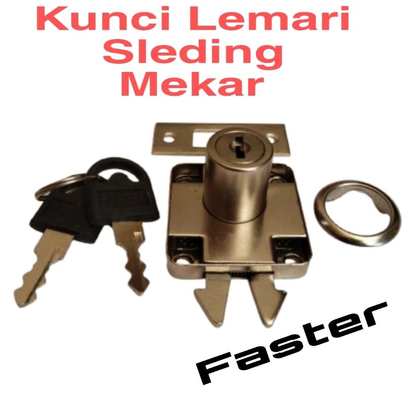 Kunci Mekar Lemari Sleding || Geser Faster
