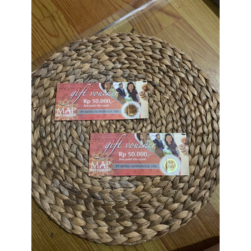 MAP Gift Voucher Map voucer 50k