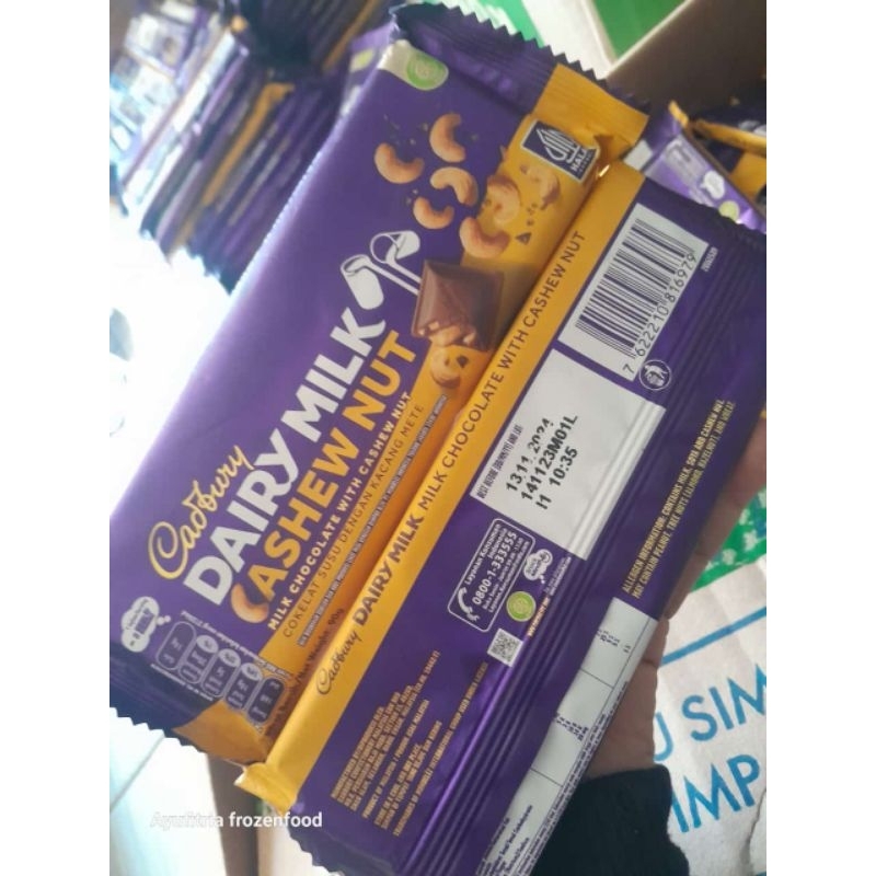 

Cadbury dairymilk kemasan 90gr (Oktober)