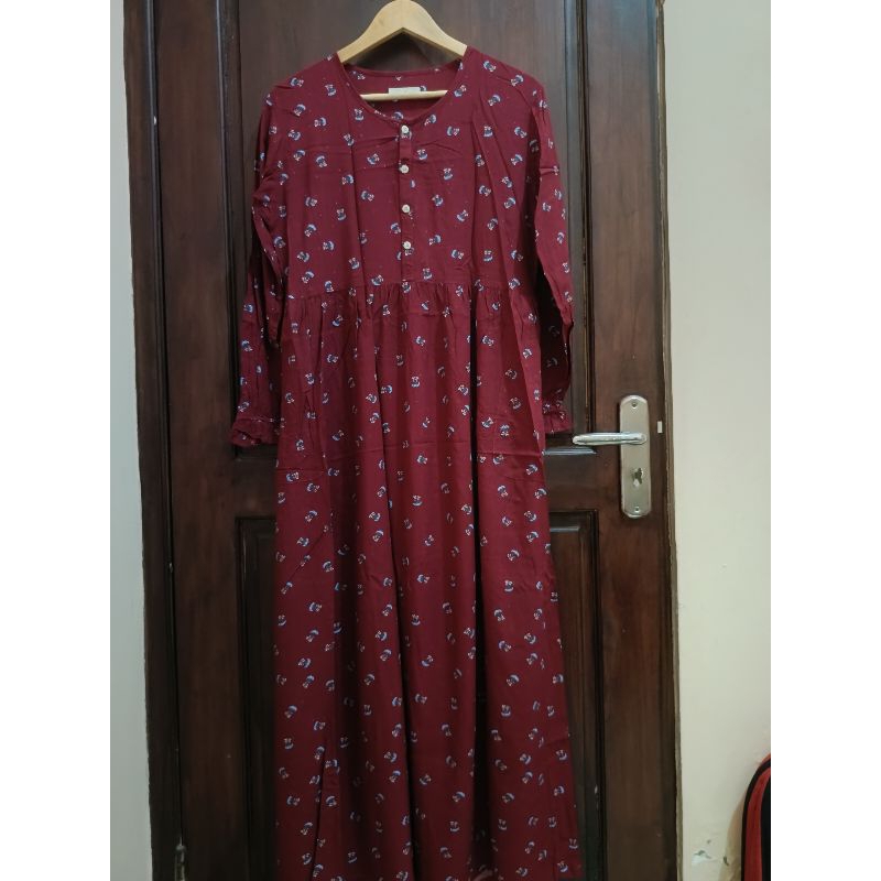 Ditsy Sale Prelove Ditsy Murah Maroon Liccea