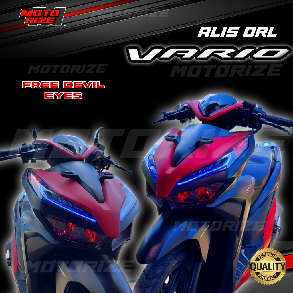 LAMPU ALIS NEW VARIO 125 150 BONUS DEMON EYES LAMPU VARIASI LAMPU SENJA LAMPU DEPAN LAMPU ALIS DRL L